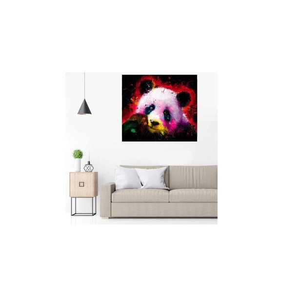 Paint by Numbers / Landscape View Cute Panda - Picture 2 of 5